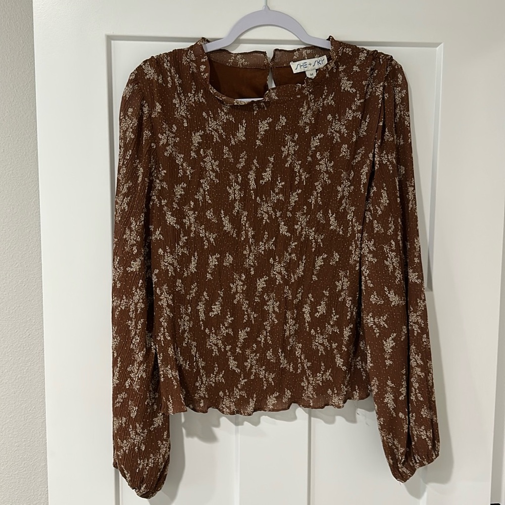 She + Sky Blouse